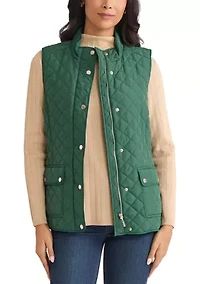 Petite Patch Pocket Vest