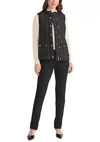 Petite Patch Pocket Vest