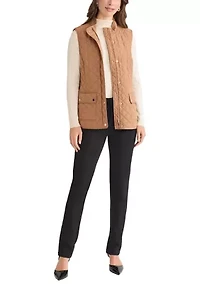 Petite Patch Pocket Vest