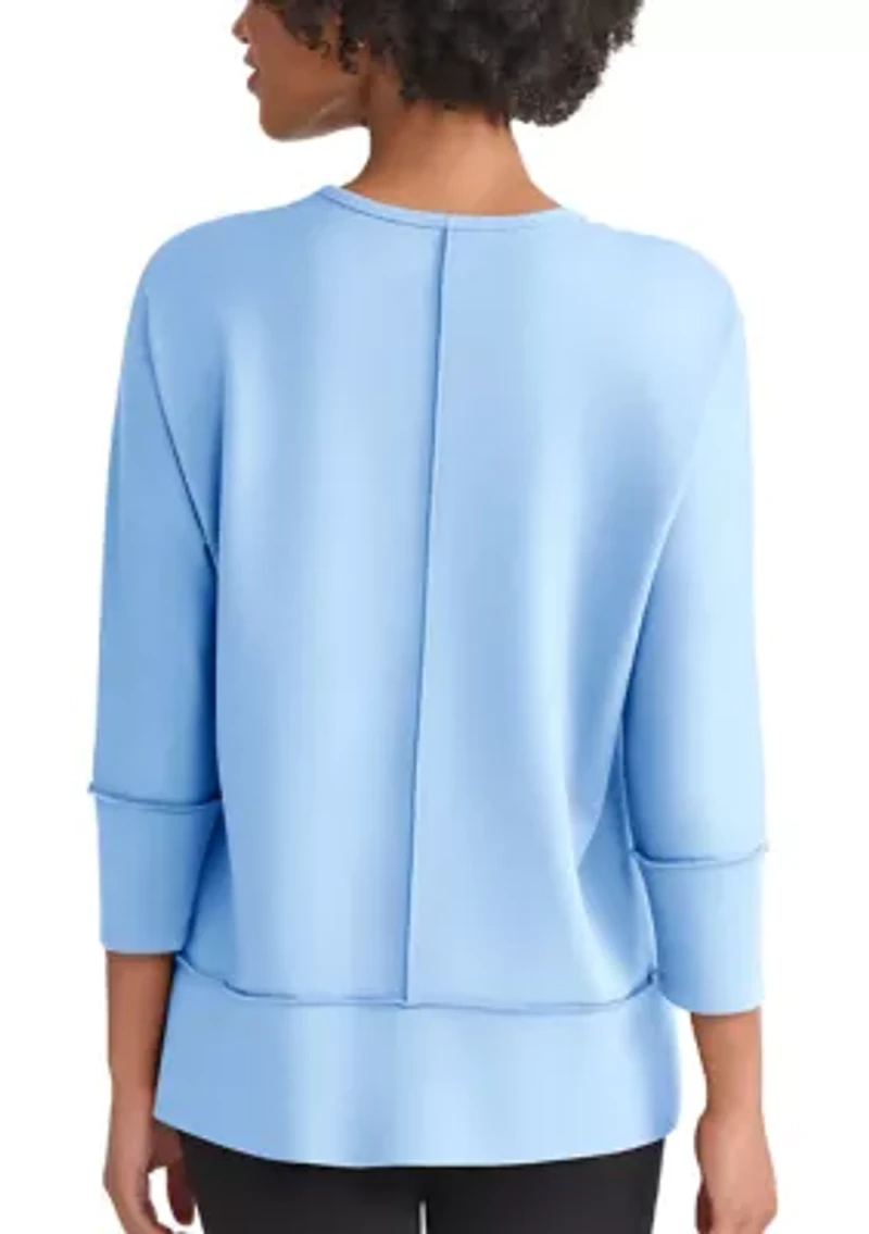 Women's Three-Quarter Dolman Sleeve Serenity Knit Top