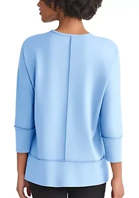 Women's Three-Quarter Dolman Sleeve Serenity Knit Top