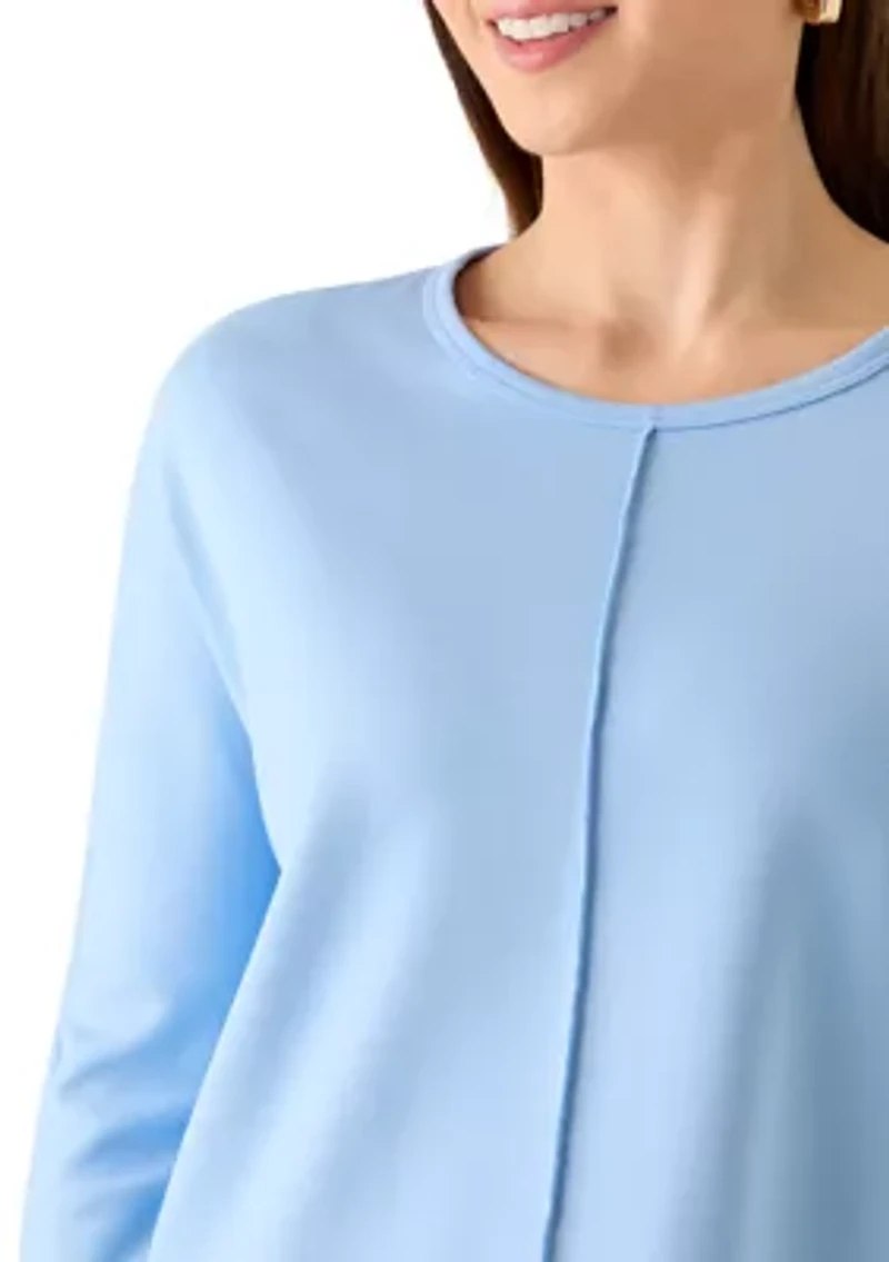 Petite 3/4 Dolman Sleeve Top