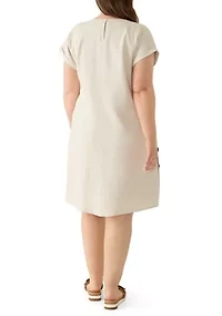 Plus Mini Swing Dress