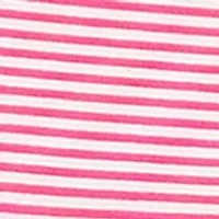 Petite Elbow Ruffle Sleeve Striped T-Shirt