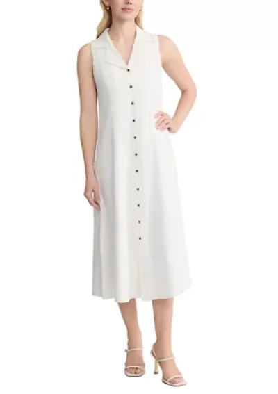 Women's Sleevless Linen Maxi Dress