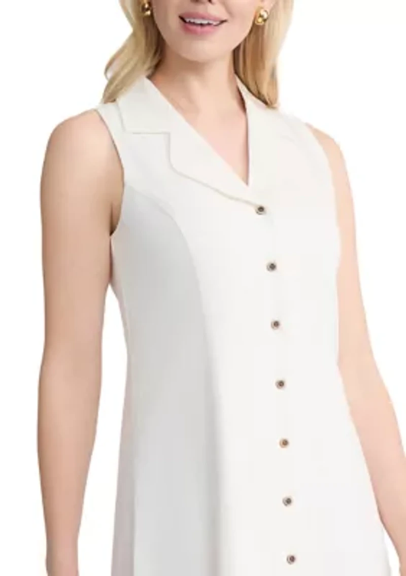 Women's Sleevless Linen Maxi Dress