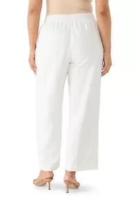 Plus Tie Front Pants