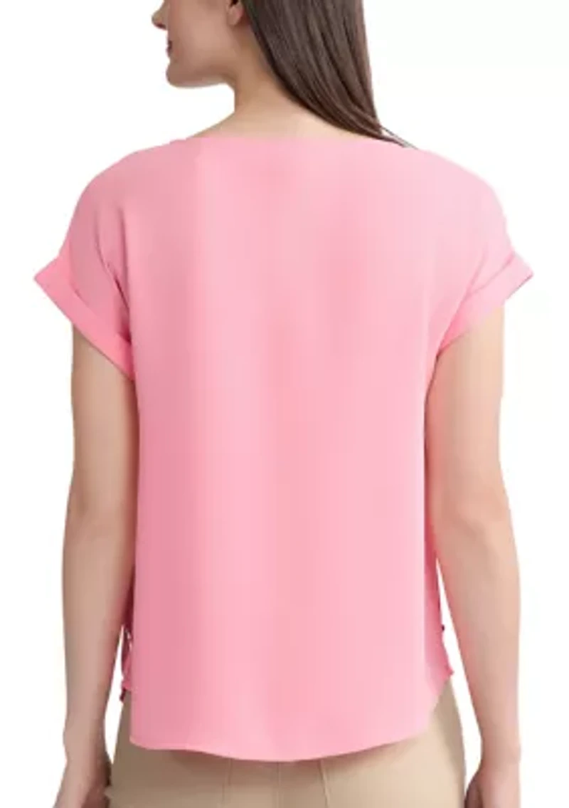 Women's Side Button Blouse