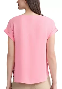 Women's Side Button Blouse