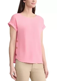 Women's Side Button Blouse