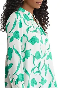 Women's Long Sleeve Popover 1/2 Placket Top