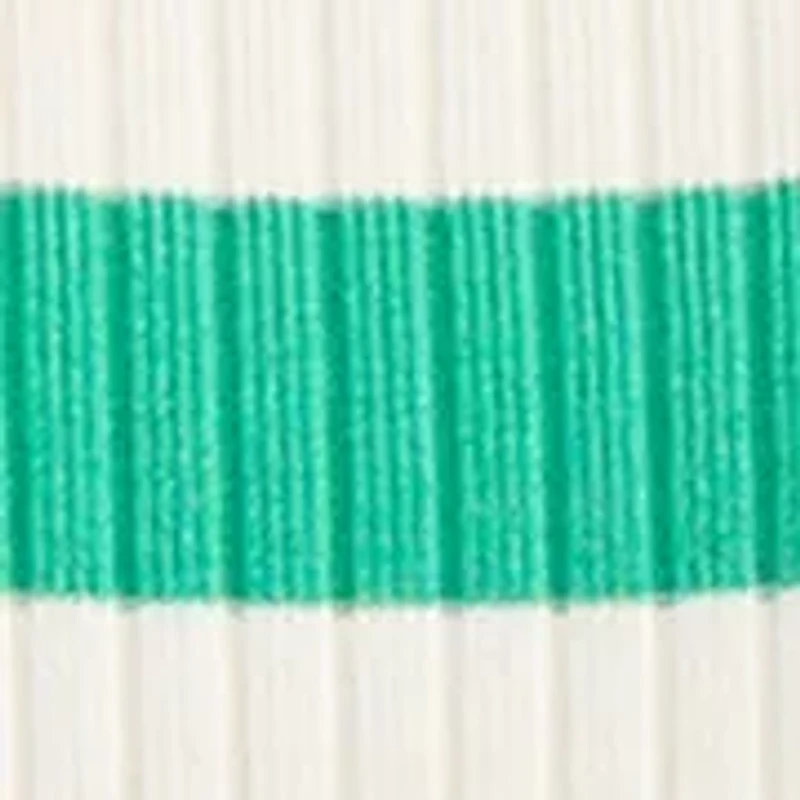 Petite 3/4 Sleeve Striped Boat Neck Sweater