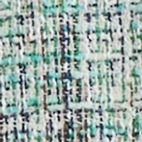 Petite Faux Double Breasted Tweed Jacket