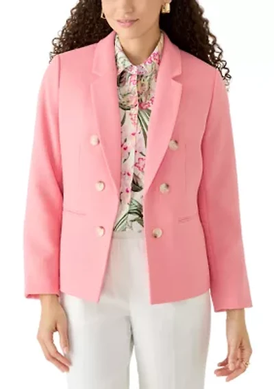 Petite Faux Tweed Jacket
