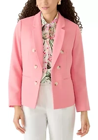 Petite Faux Tweed Jacket