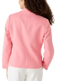 Petite Faux Tweed Jacket
