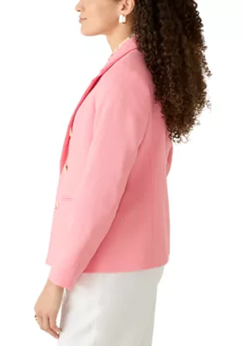 Petite Faux Tweed Jacket