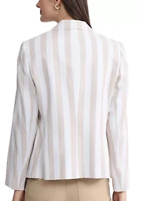 Women's Faux Double Linen Jacket