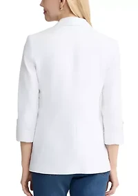 Women's Faux Double Breasted Jacket