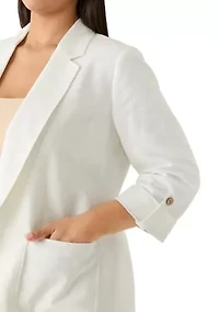 Plus Open Front Jacket