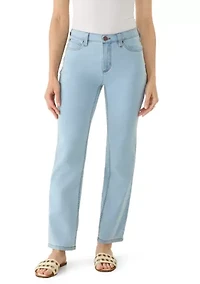 Petite Lexington Straight-Leg Jeans
