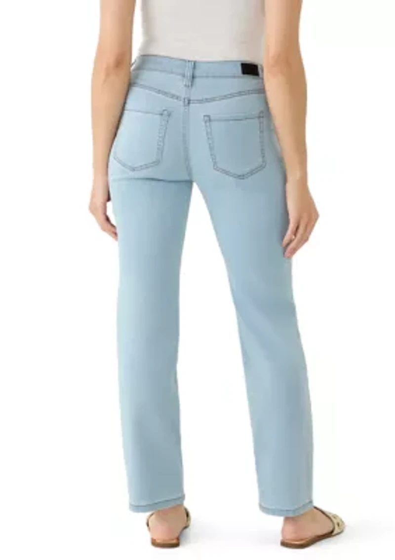 Petite Lexington Straight-Leg Jeans