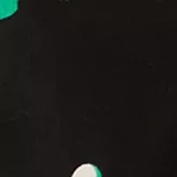 Petite Three-Quarter Puff Sleeve Floral Top