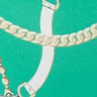 Petite Short Sleeve Button Detail Print Blouse