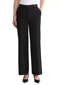 Women's Fly Front Slash Pocket Extended Tab Trouser
