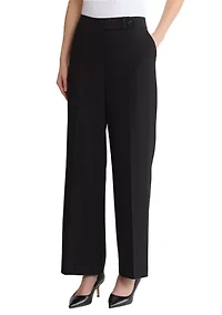 Women's Fly Front Slash Pocket Extended Tab Trouser