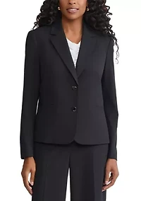Women's 2 Button Notch Collar Jacket