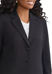 Women's 2 Button Notch Collar Jacket