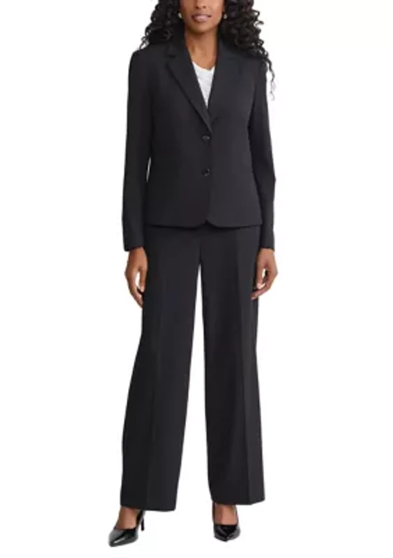 Women's 2 Button Notch Collar Jacket