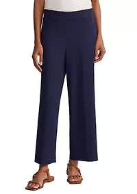 Women's Wide Leg Cropped Pants