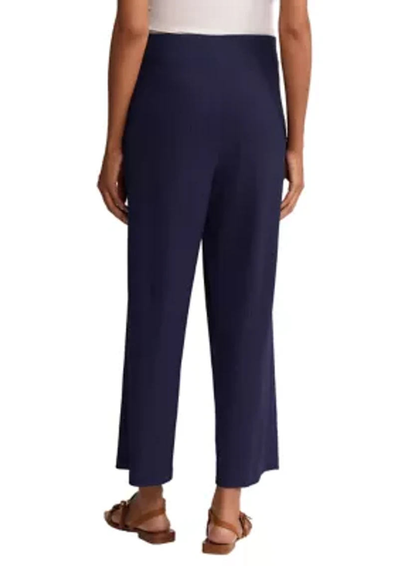 Women's Wide Leg Cropped Pants