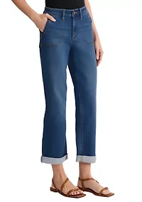 Petite Lexington Girlfriend Denim Pants