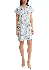 Women's Short Sleeve Lobster Print Dress