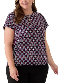 Plus Double Trim Top