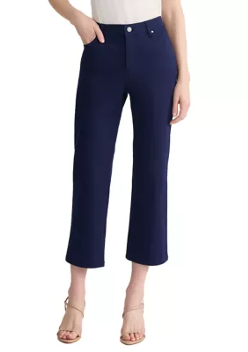 Petite Lexington Straight Denim Pants