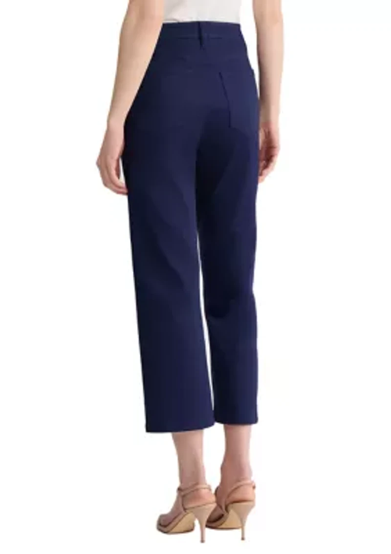 Petite Lexington Straight Denim Pants
