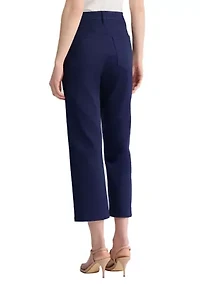 Petite Lexington Straight Denim Pants