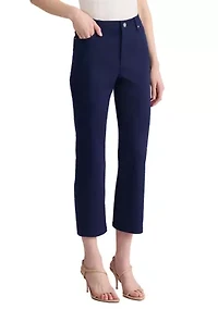 Petite Lexington Straight Denim Pants