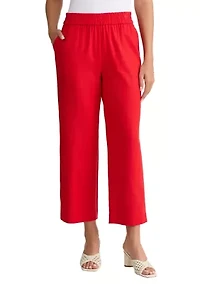 Women's Pull On Slash Pocket Crop Pants