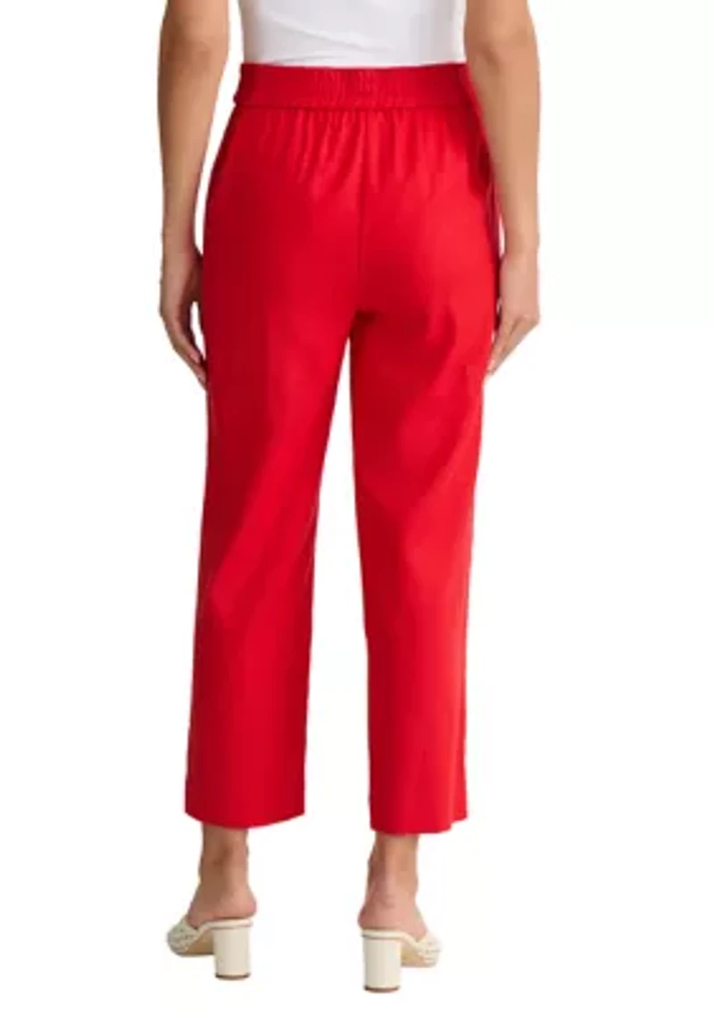 Women's Pull On Slash Pocket Crop Pants