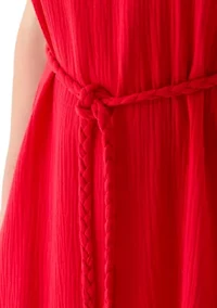 Women's Sleeveless Braided Midi Dress