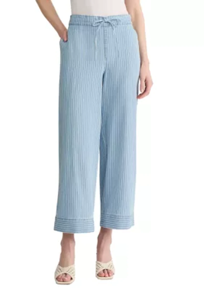 Women's Pull On Tie Waist Pants