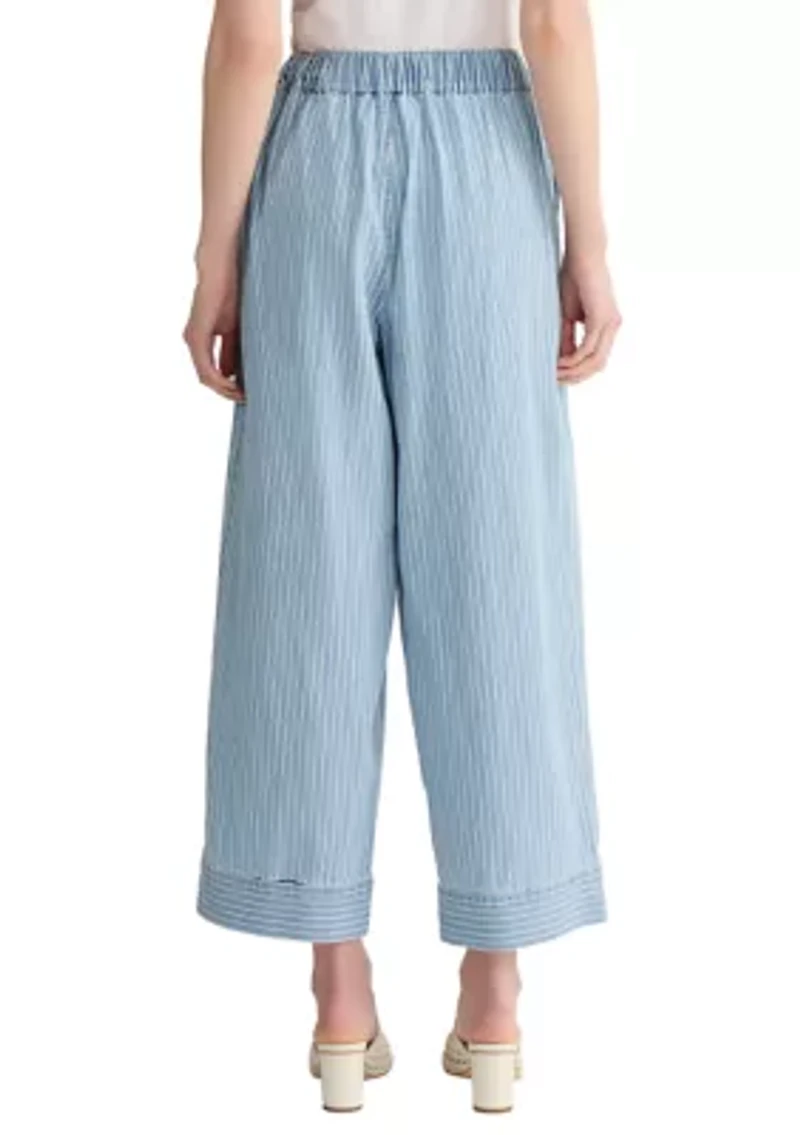 Women's Pull On Tie Waist Pants