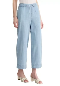 Women's Pull On Tie Waist Pants