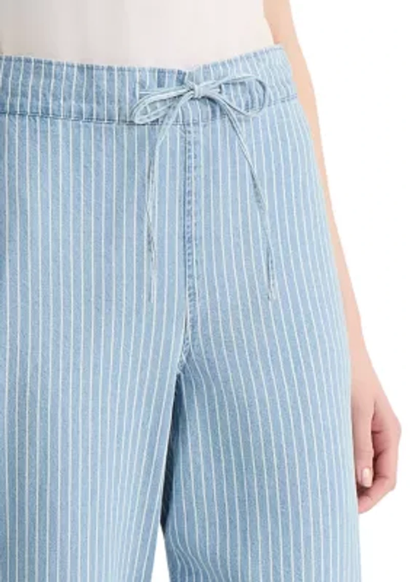 Women's Pull On Tie Waist Pants