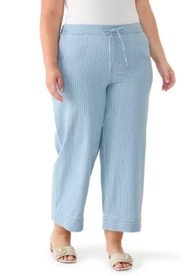 Women's Pull On Tie Waist Pants